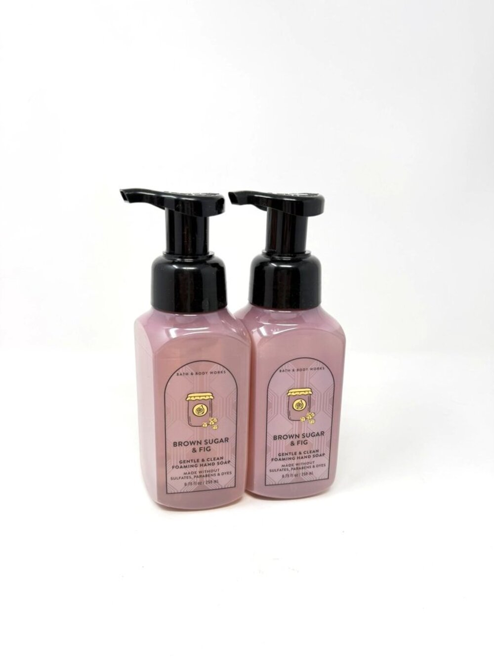 Bath & Body Works 2 Brown Sugar & Fig Foaming Hand Soap 8.75 Fl Oz Gentle